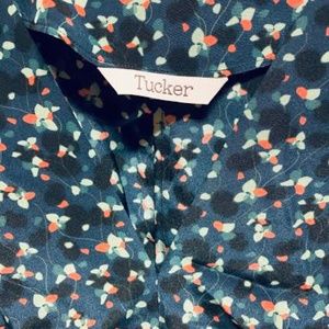 Tucker NYC Market Dress Green Floral sz. S